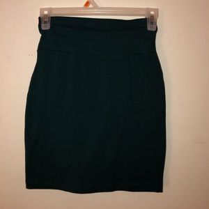 Green Mini Skirt